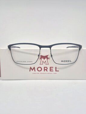 MOREL Stainless Steel 30311L 54mm Very Dark Green New Eyeglasses Made in France